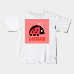 Lovebug ladybug ladybird bug Kids T-Shirt